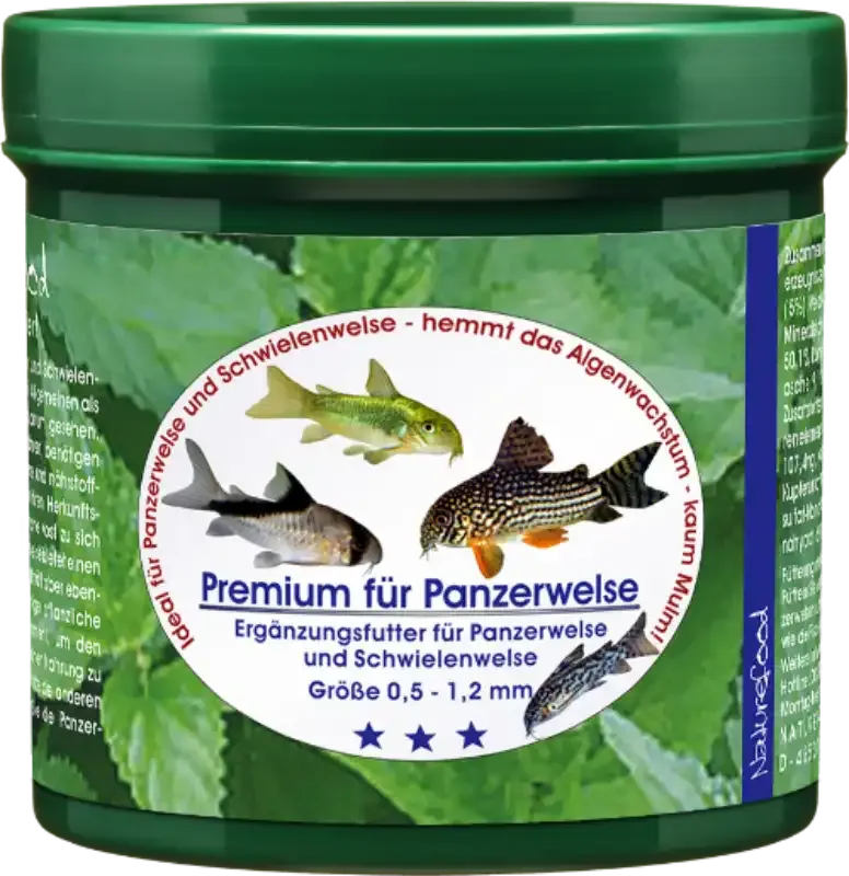 Fischfutter für alle Panzerwelse von Naturefood