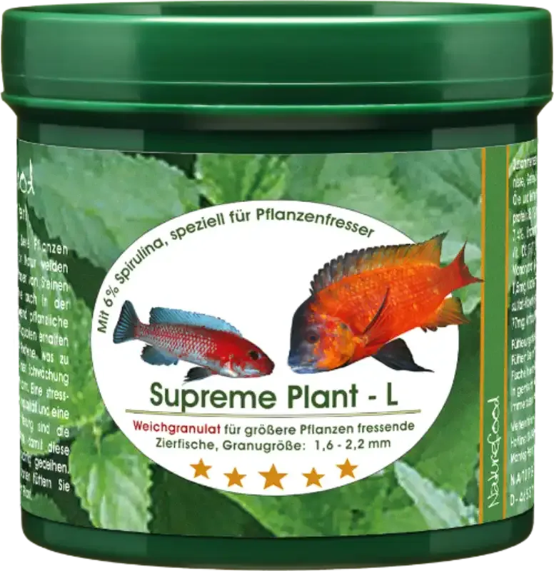 Naturefood Supreme Plant L – für pflanzenfressende Fische ab 8 cm