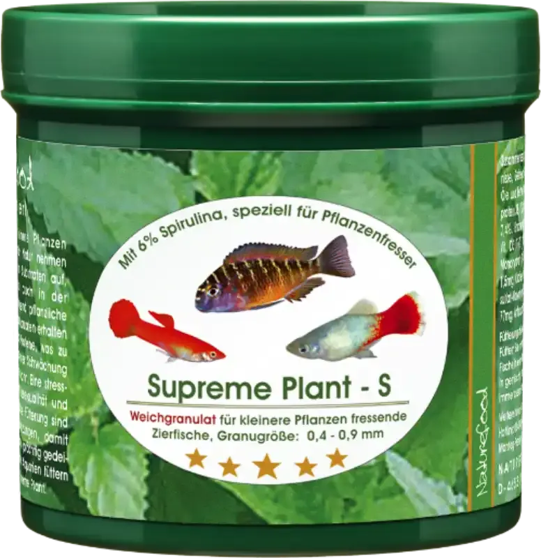 Weiches Fischfutter für Pflanzenfresser von Naturefood