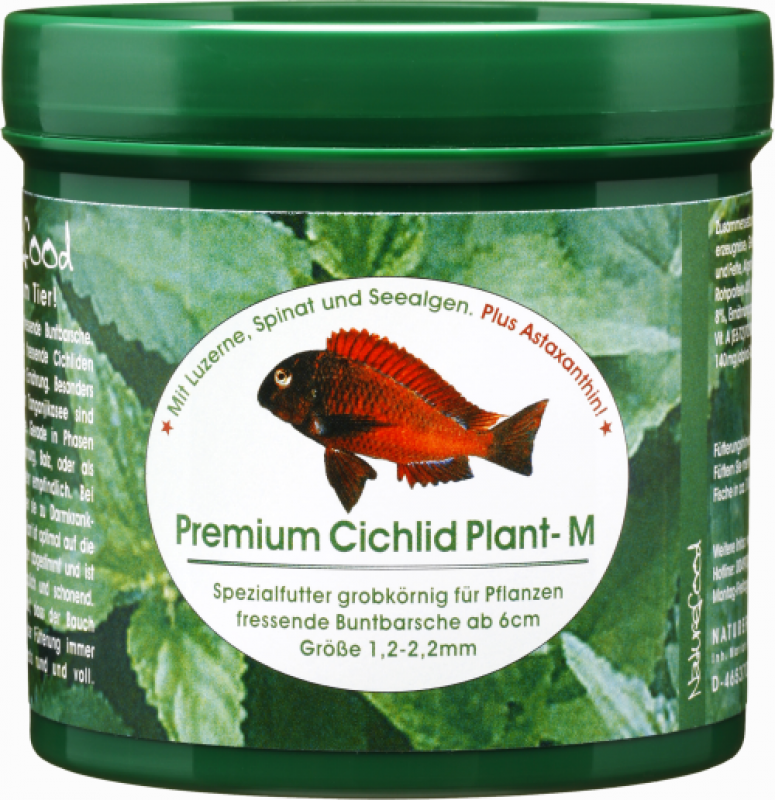 Naturefood Premium Cichlid Plant für herbivore Buntbarsche