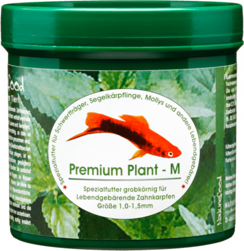 Premium Plant M von Naturefood für Guppys, Platys und Mollys