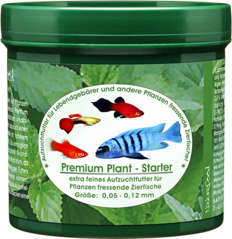 Naturefood Premium Plant Starter XXS für herbivore Jungfische