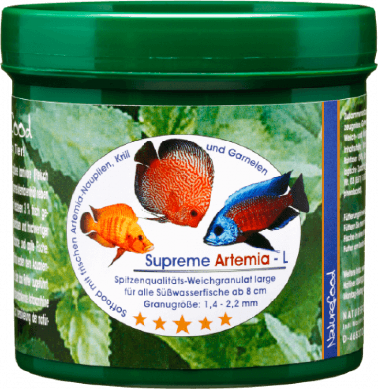Fischfutter mit Artemia als Weichgranulat von Naturefood
