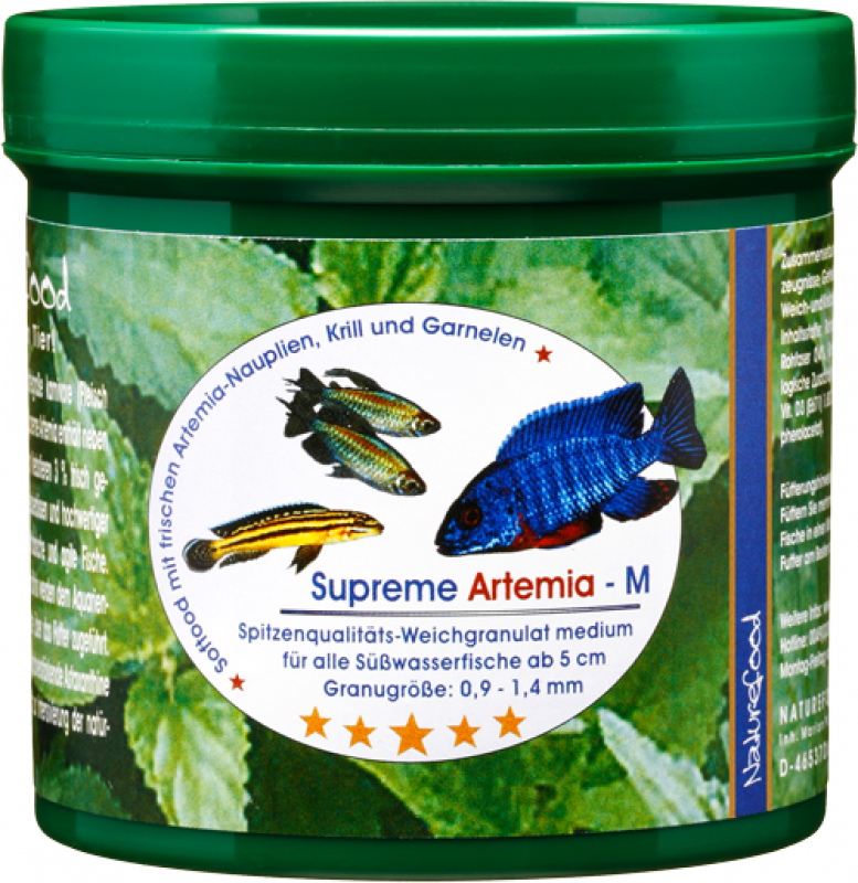 Granulatfutter mit Artemia als Weichgranulat von Naturefood