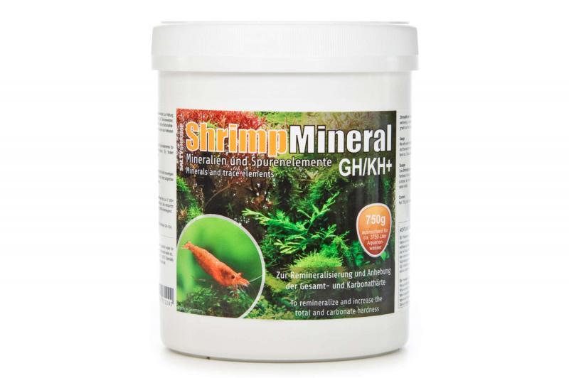 Große Dose SaltyShrimp - Shrimp Mineral GH/KH+ – Aufhärtesalz für Garnelen mit neutralem pH-Wert 750g