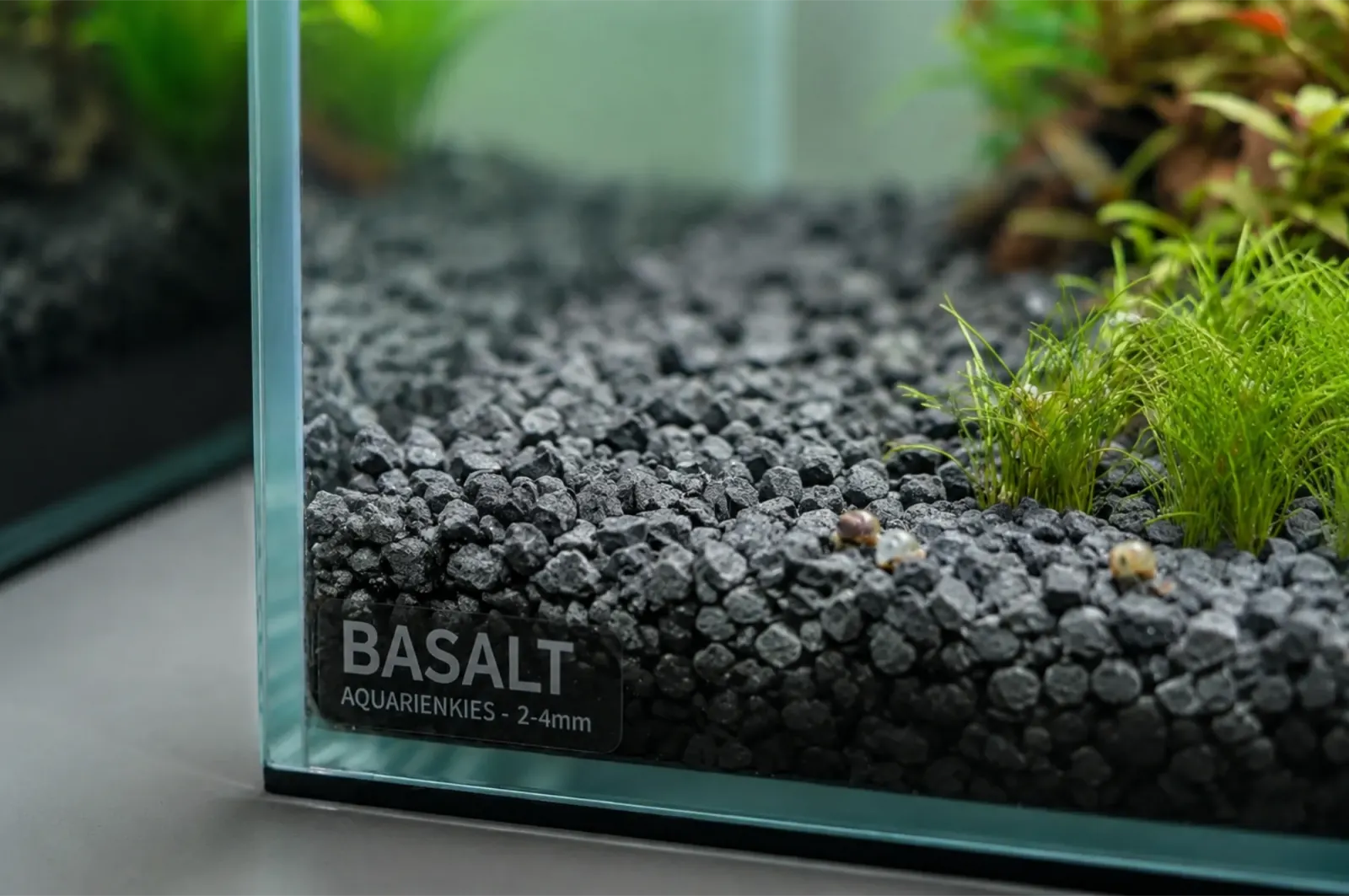 Aquarienkies Basalt - 2 - 4 mm- Aquael Aqua Decoris