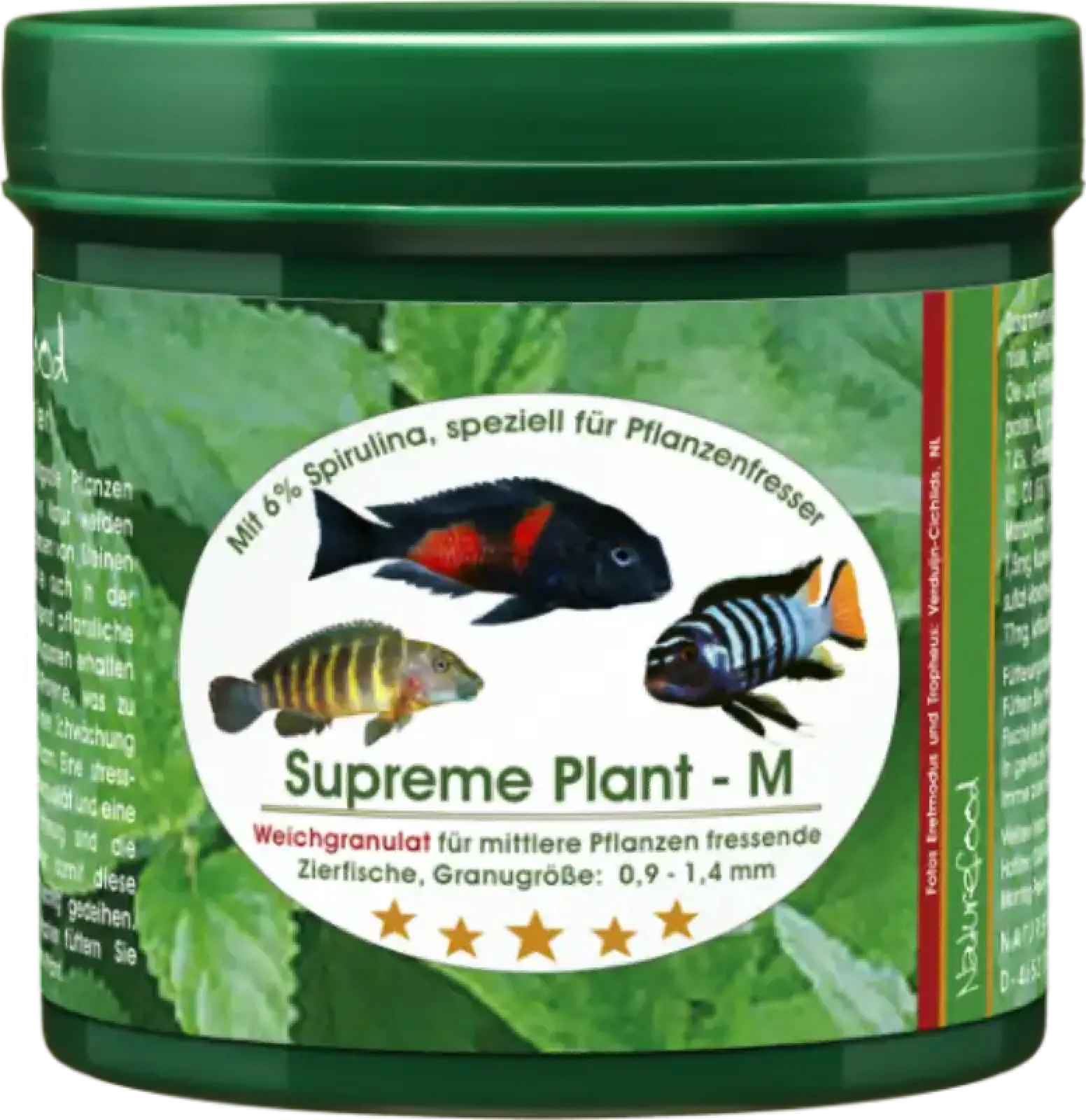 Naturefood Supreme Plant M für pflanzenfressende Fische